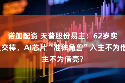 诺加配资 天普股份易主：62岁实控人交棒，AI芯片“准独角兽”入主不为借壳？
